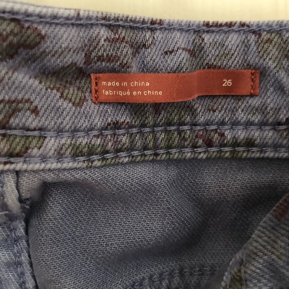 Floral Pilco Boyfriend slim Fit Jeans -Anthropologie y2k inspired - Picture 4 of 8